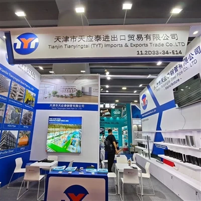 Tianyingtai Steel Pipe nimmt erfolgreich an der Offline-Ausstellung der 139. ...