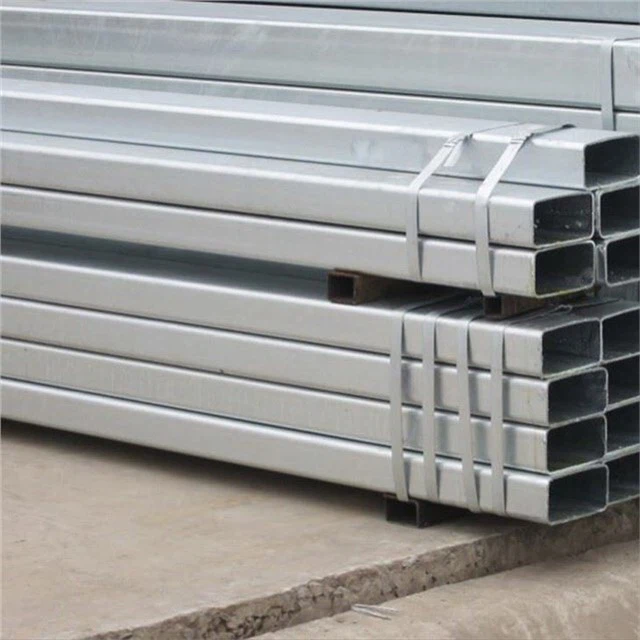 20x40 40x40 25x50 verzinktes MS Gi quadratisches rechteckiges Stahlrohr