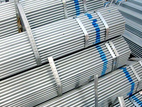 Flussstahl vorverzinktes Stahlrohr/vorverzinkte runde Rohre für Baumaterial